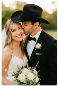 Luxury Cowboy Hat Bundle – 5 Black Western Cowboy Hats- The Cash | Sleek Satin-Lined Cattleman | Elegant Modern Cowboy Style for Men