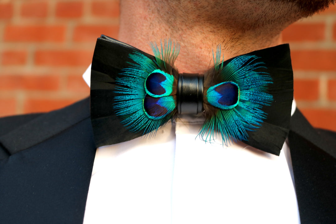 The Leonardo- Feather Bow Tie - Jack and Miles