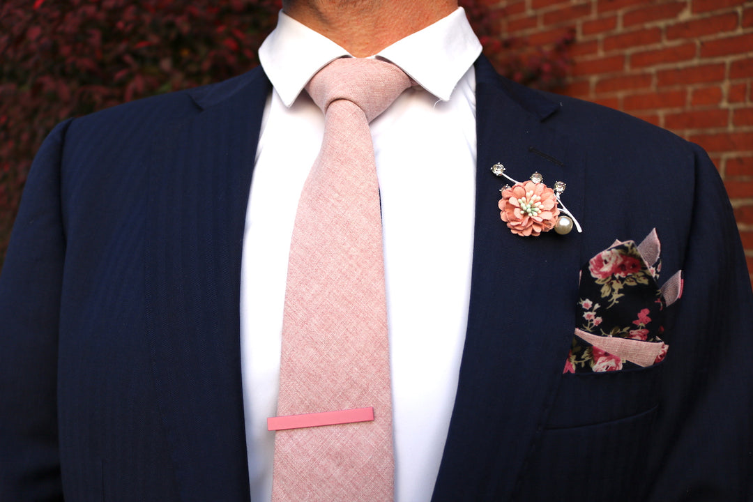 The Light Pink Tie Set - Jack and Miles