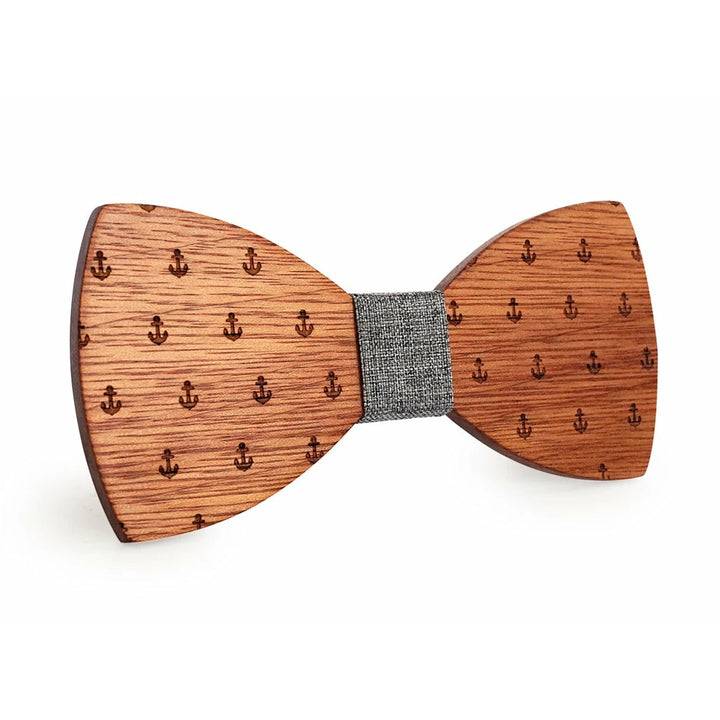 The Nautical Wooden Bow Tie - Jack and Miles
