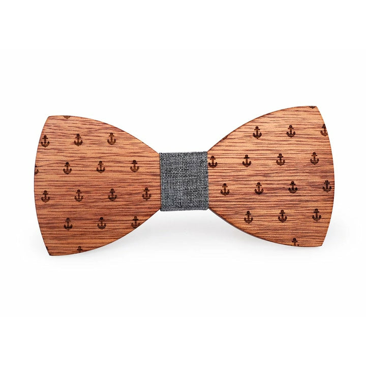 The Nautical Wooden Bow Tie - Jack and Miles