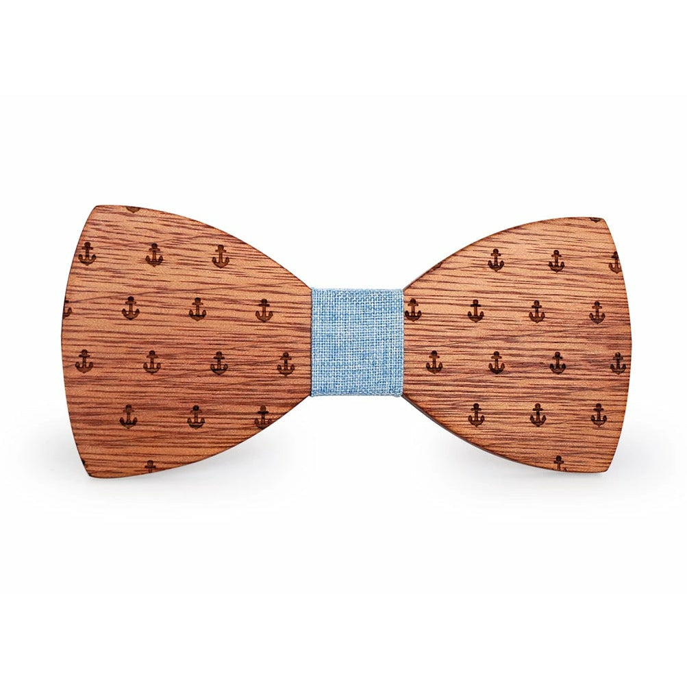 The Nautical Wooden Bow Tie - Jack and Miles