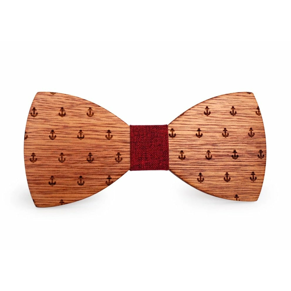 The Nautical Wooden Bow Tie - Jack and Miles