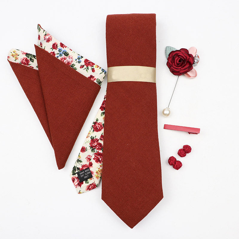 The Red Rose Tie Set - Jack and Miles
