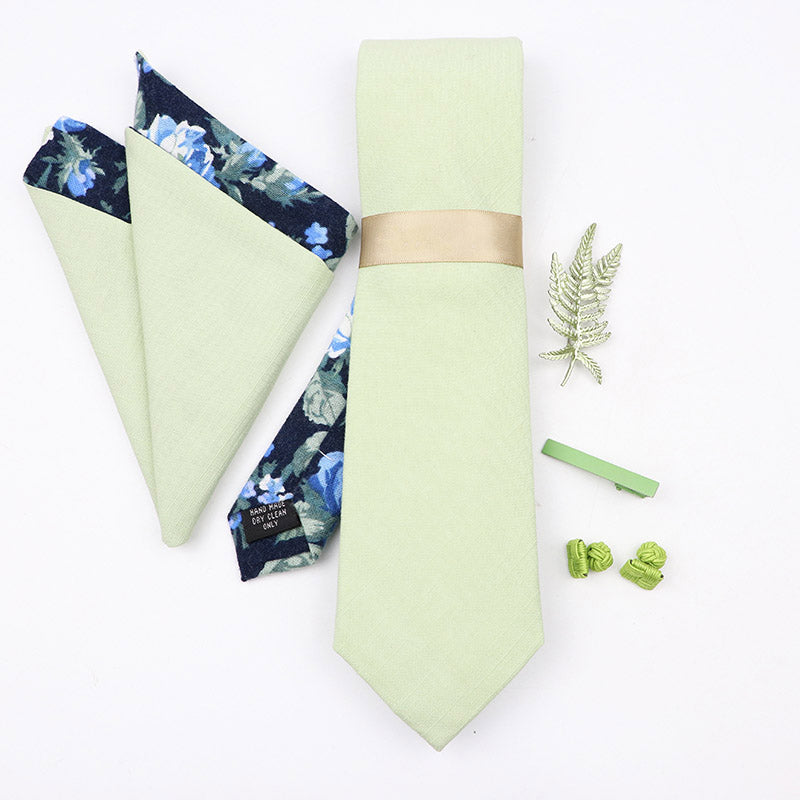 The Spring Serenity Green Tie Set - Jack and Miles