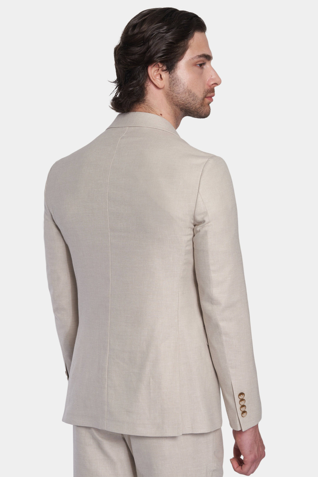 The Bespoke Suit (Beige) - Jack and Miles 