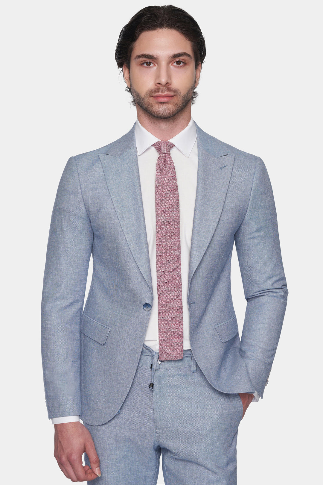 The Bespoke Suit (Sky Blue) - Jack and Miles 