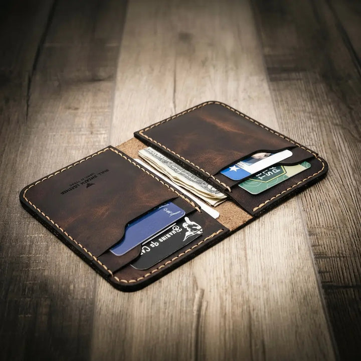 The Tyler Vertical Wallet - Jack and Miles 