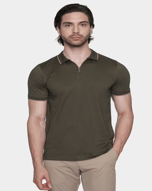 The Mercerized Cotton Polo (Olive) - Jack and Miles 