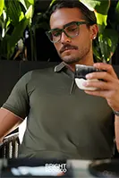 The Mercerized Cotton Polo (Olive) - Jack and Miles 
