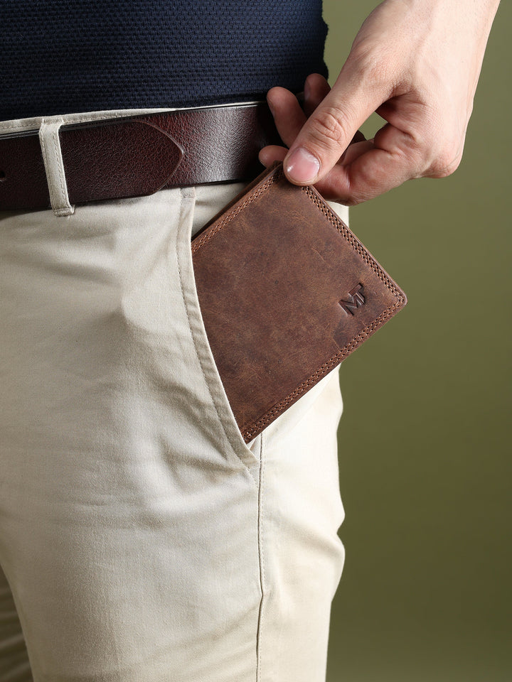 Buffalo Leather Men's Wallet - Hunter - Jack and Miles 