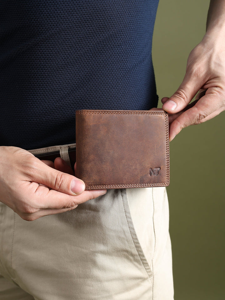 Buffalo Leather Men's Wallet - Hunter - Jack and Miles 
