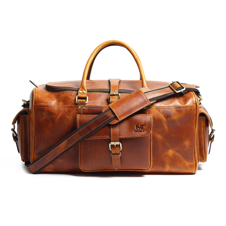 Berlin Leather Weekender Duffle Bag - Jack and Miles 