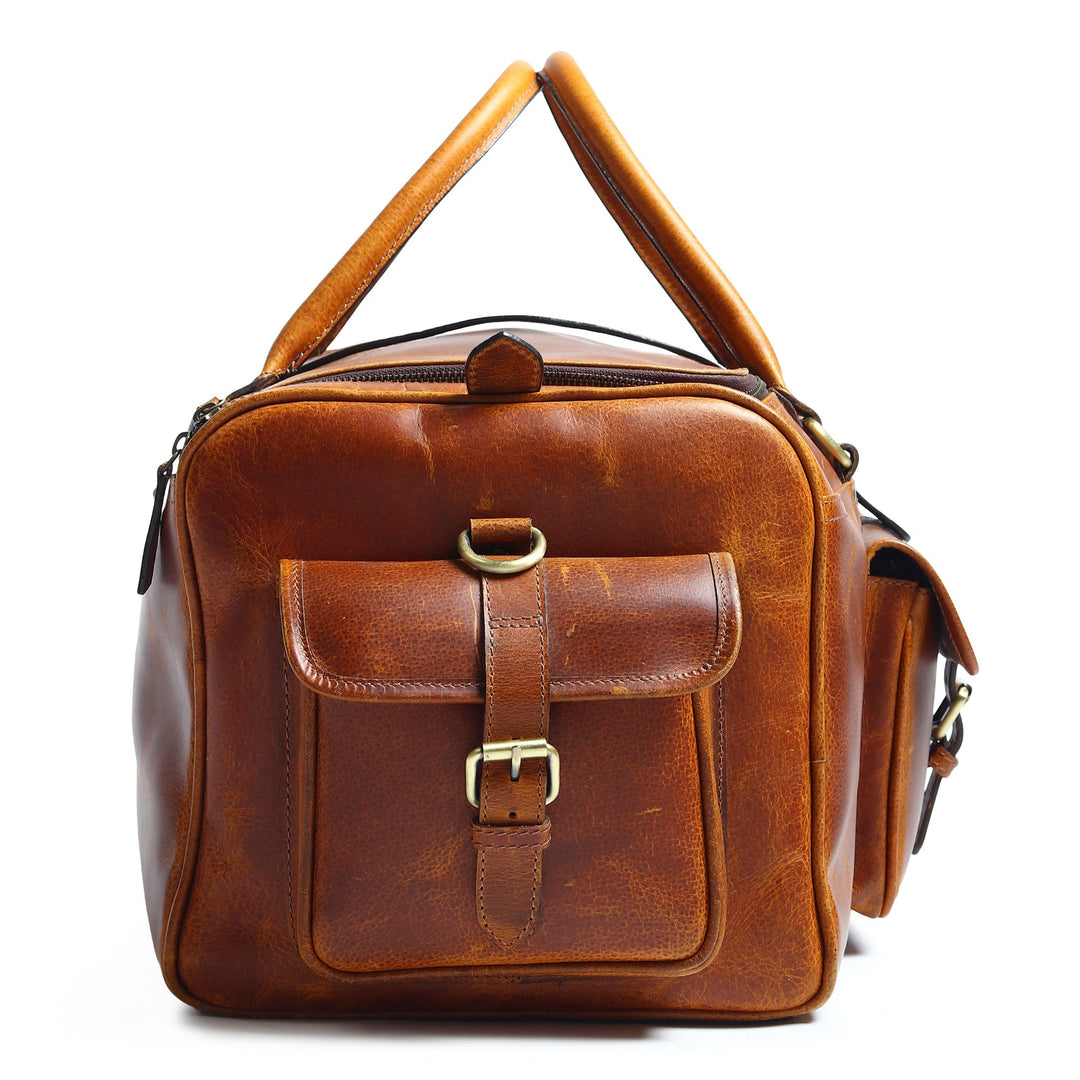 Berlin Leather Weekender Duffle Bag - Jack and Miles 