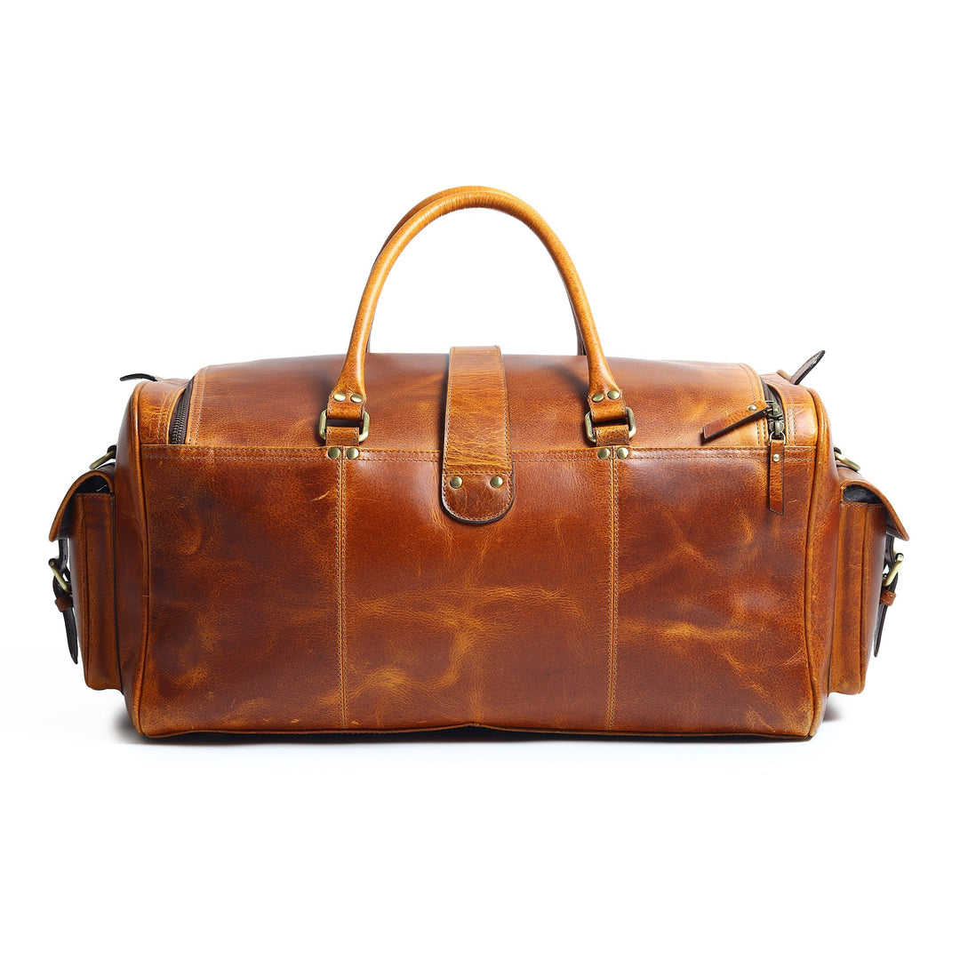 Berlin Leather Weekender Duffle Bag - Jack and Miles 