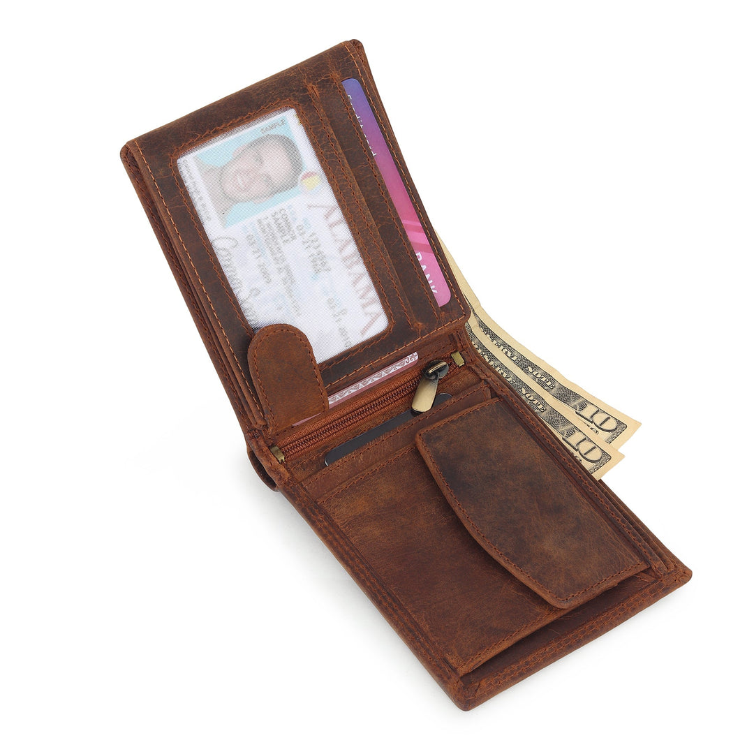 Buffalo Leather Men's Wallet - Hunter - Jack and Miles 