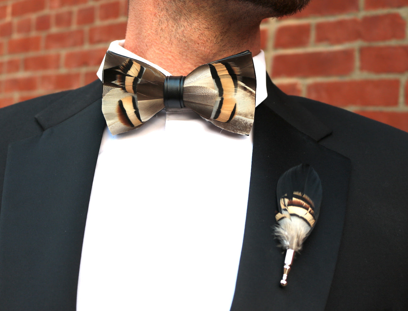 The Benjamin- Feather Bow Tie – Jack and Miles