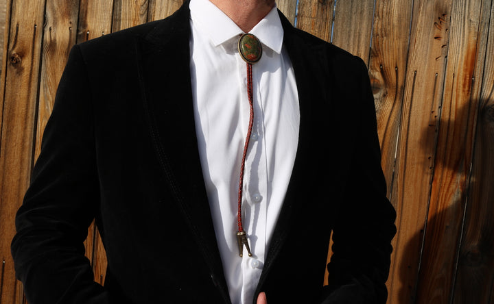 The Zion – Earthy Unakite Jasper Bolo Tie