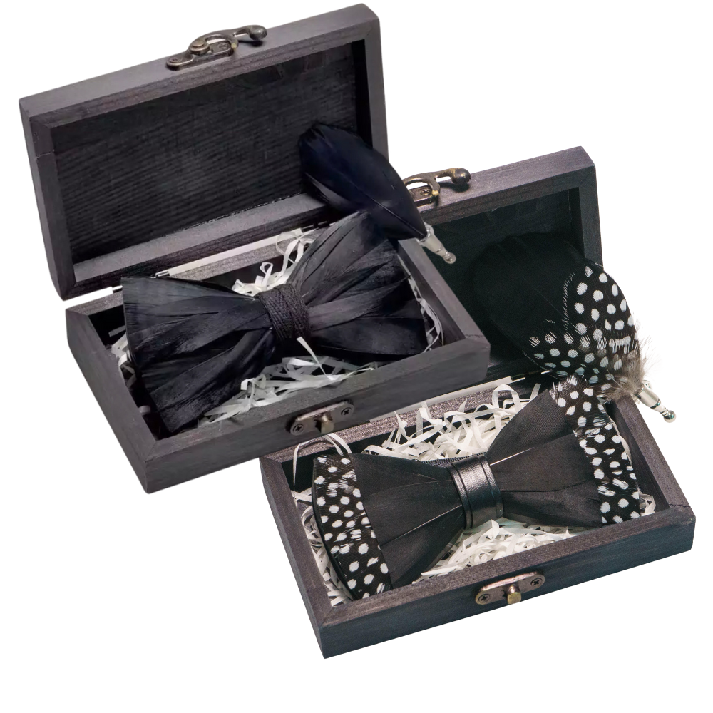 The Feather Black Tie Bestselling Duo- Jameson and Bond