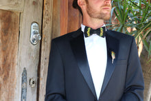Load image into Gallery viewer, The Hugo- Feather Bow Tie - Jack and Miles 