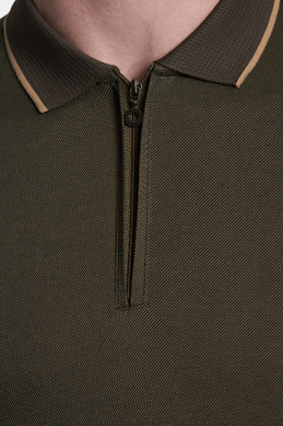 The Mercerized Cotton Polo (Olive) - Jack and Miles 
