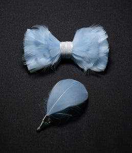 The Skylar- Feather Bow Tie - Jack and Miles 