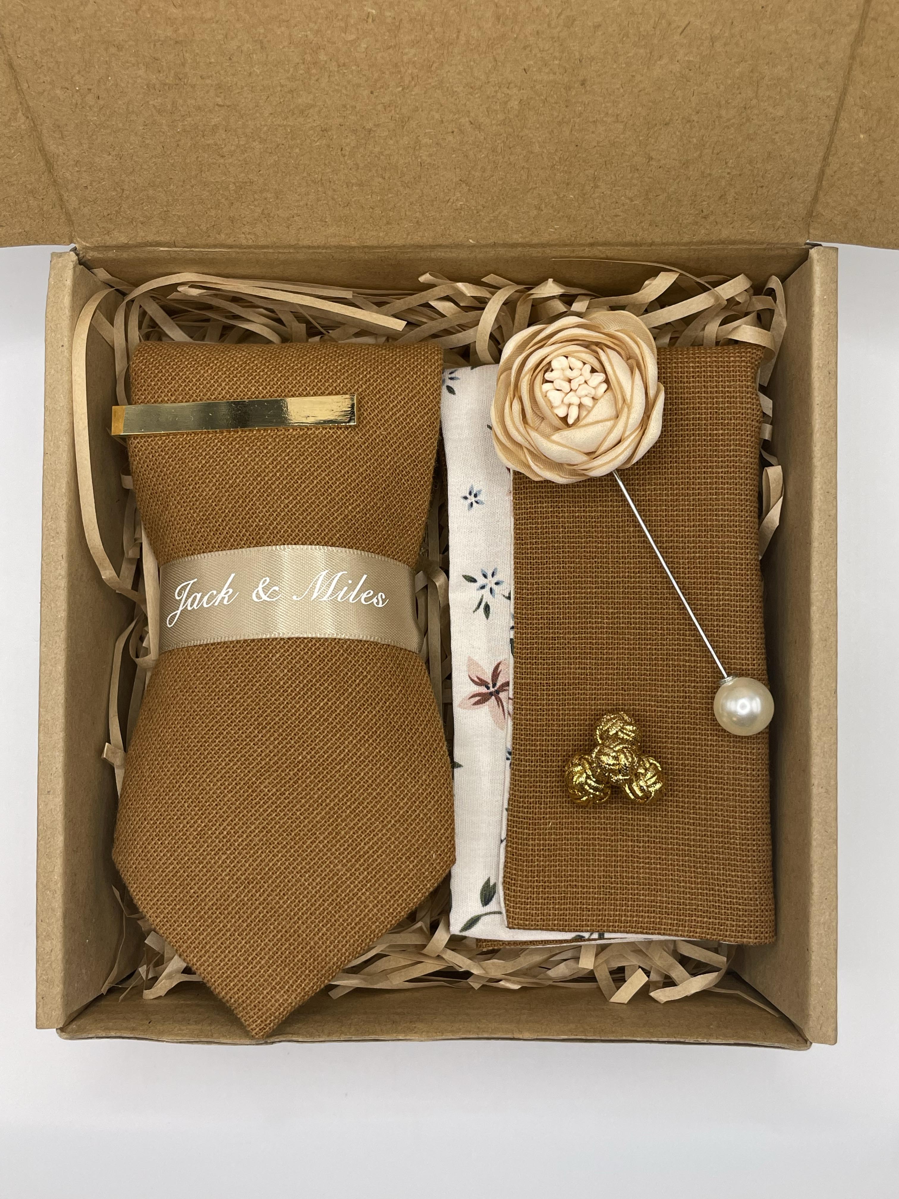 The Desert Dreams Rust Tie Set – Jack and Miles