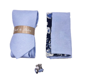 The Baby Blue Tie Set - Jack and Miles 