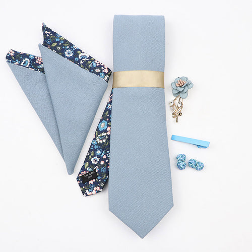 The Sky Blue Tie Set - Jack and Miles 
