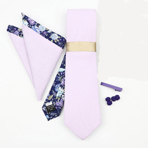 The Lilac Wedding Tie Set - Jack and Miles 