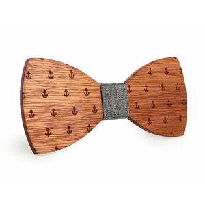 The Nautical Wooden Bow Tie - Jack and Miles 