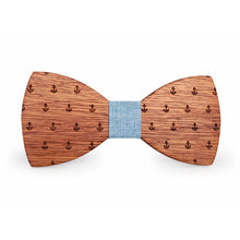 Load image into Gallery viewer, The Nautical Wooden Bow Tie - Jack and Miles 