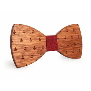 The Nautical Wooden Bow Tie - Jack and Miles 