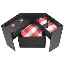 Load image into Gallery viewer, Tie Box Collection-Red Checkered - Jack and Miles 