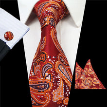 Load image into Gallery viewer, Tie Box Collection- Bright Fire Paisley - Jack and Miles 