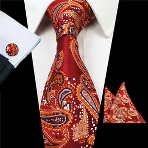 Tie Box Collection- Bright Fire Paisley - Jack and Miles 
