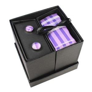 Tie Box Collection- Lavender Plaid - Jack and Miles 