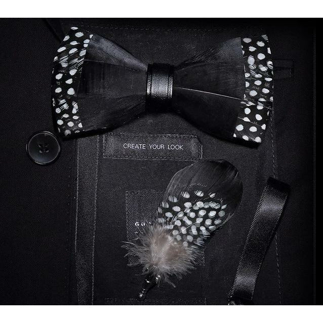 The Jameson- Feather Bow Tie – Jack and Miles